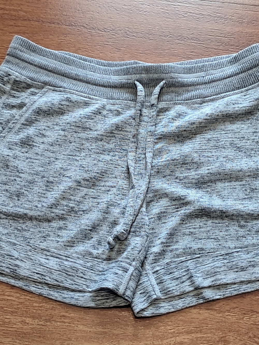 90 Degree By Reflex - Women's Heather Gray Athletic Lounge Shorts